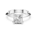 1.50 ct Twin-Claw Classic Ring 1.5ct White Gold Princess