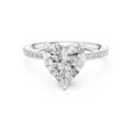 2.50 ct Petite Brilliance Ring 2.5ct White Gold Heart