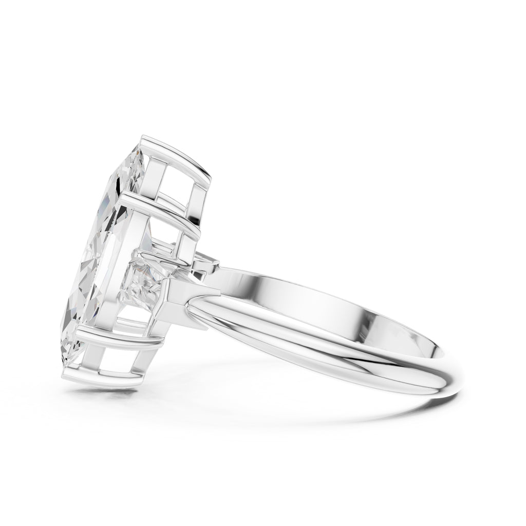 3.00 ct Promise Trilogy 3ct White Gold Marquise