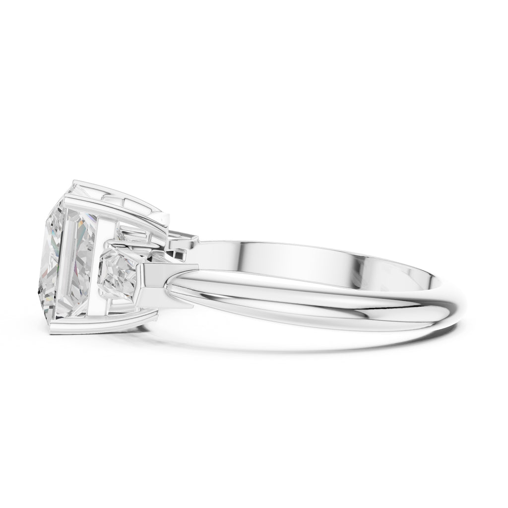 3.00 ct Promise Trilogy 3ct White Gold Princess