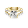 1.50 ct Roseate Embrace Ring 1.5ct Yellow Gold Asscher