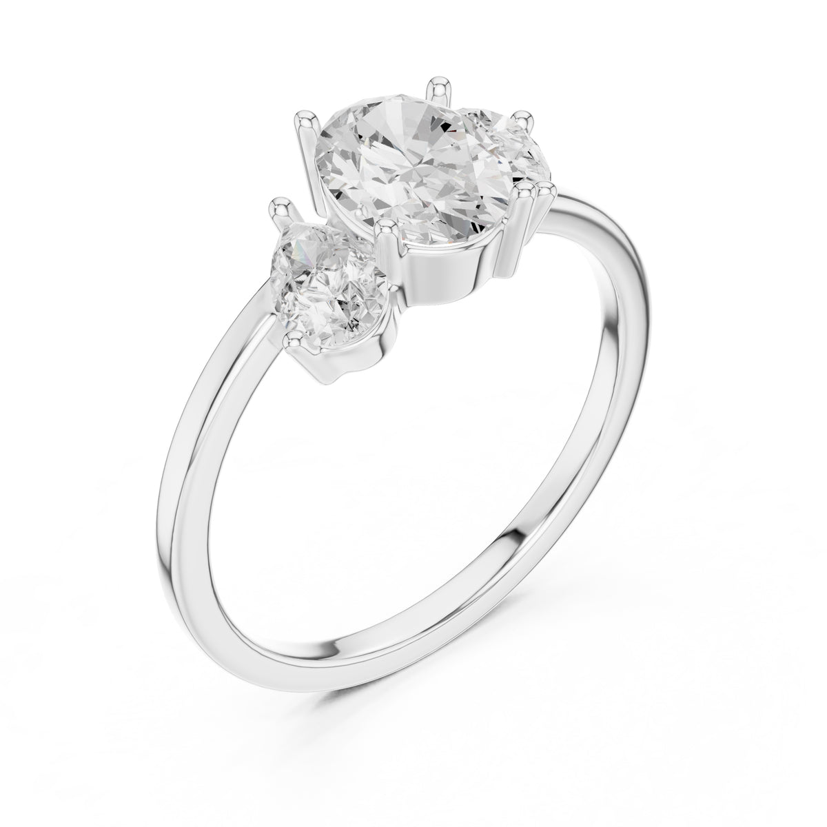 1.00 ct Sienna Trilogy Ring 1ct White Gold