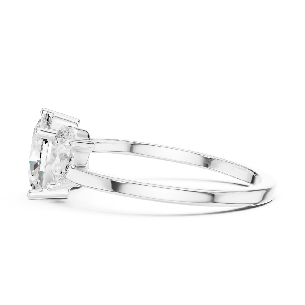 1.00 ct Sienna Trilogy Ring 1ct White Gold