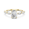 1.00 ct Harper Oval Ring 1ct Yellow Gold