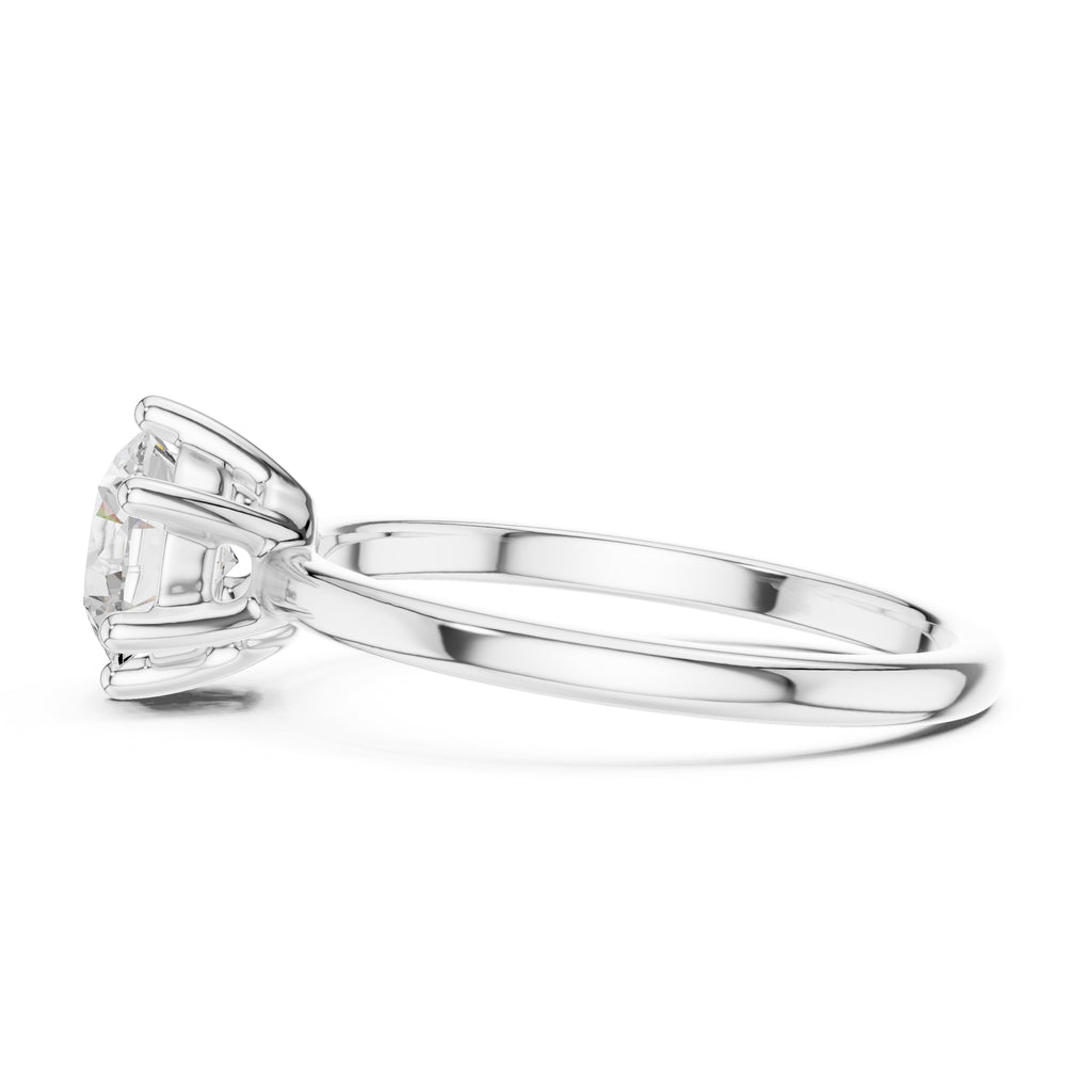 1.00 ct Mia Round Lab-Grown Diamond Ring 1ct White Gold