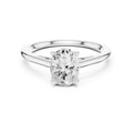 1.00 ct Nora Oval Solitaire Ring 1ct White Gold