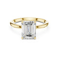 2.00 ct Clara Emerald Solitaire Ring 2ct Yellow Gold
