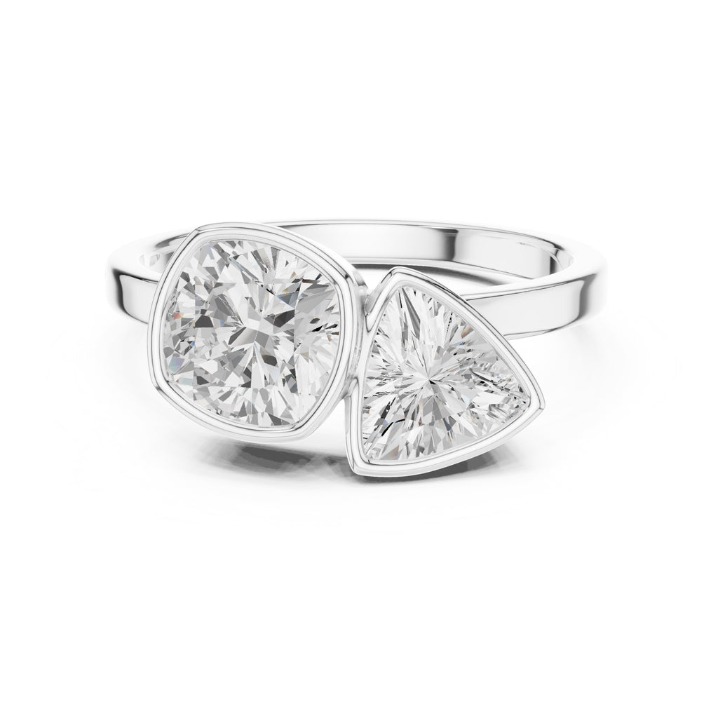 1.25 ct Harper Toi et Moi 1.25ct White Gold