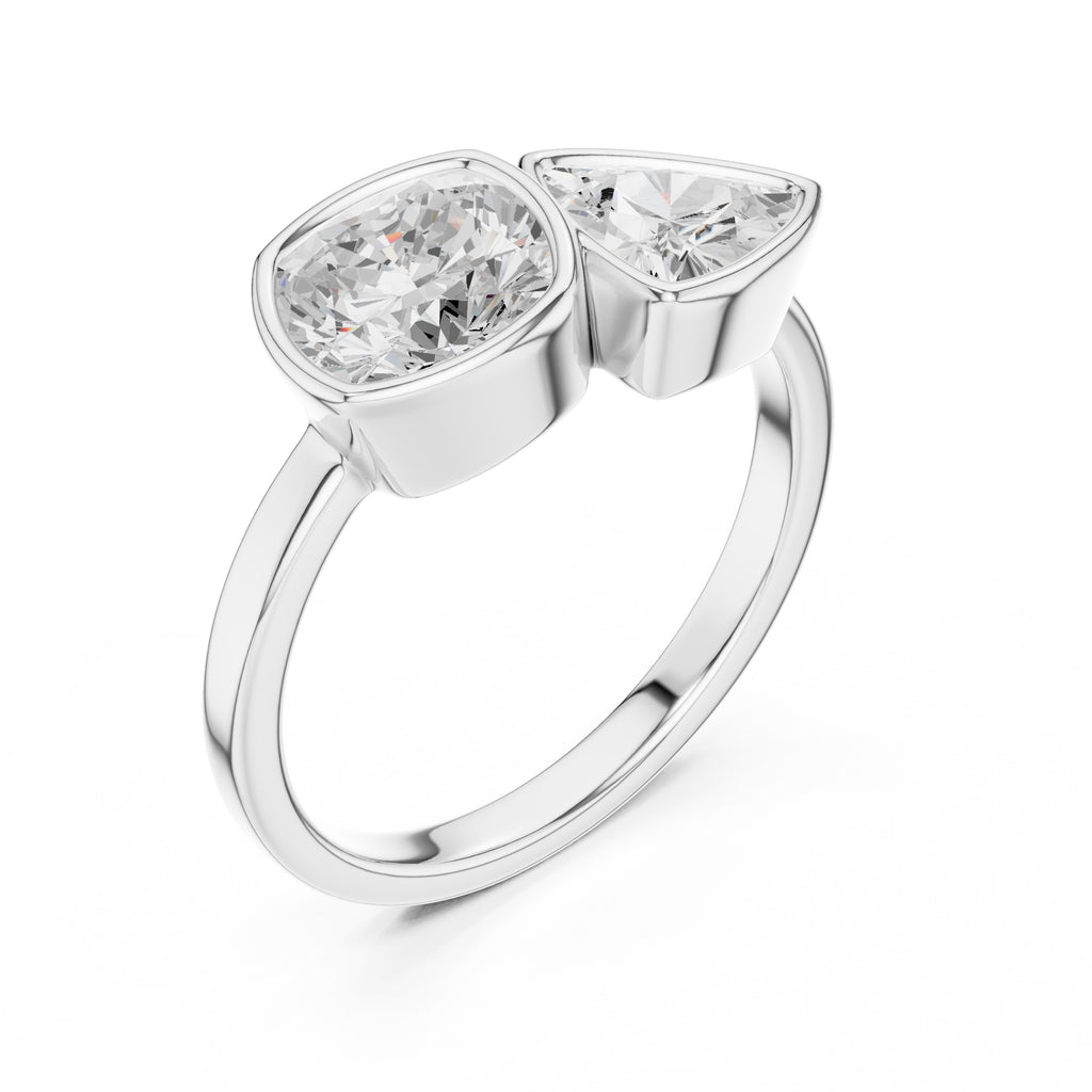 1.25 ct Harper Toi et Moi 1.25ct White Gold
