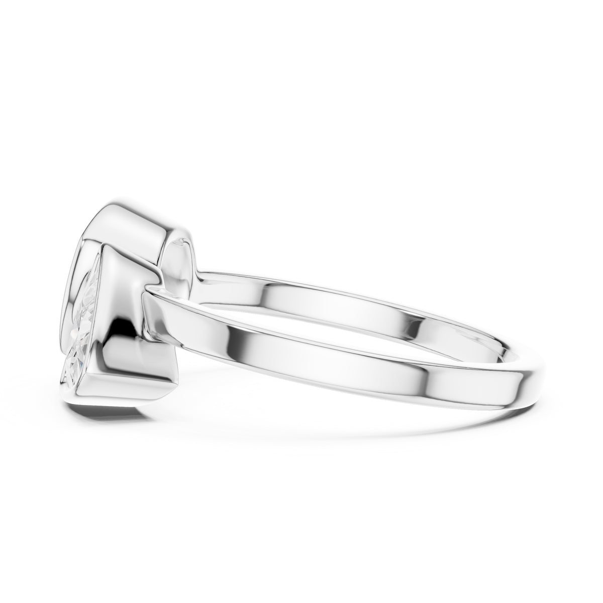 1.25 ct Harper Toi et Moi 1.25ct White Gold