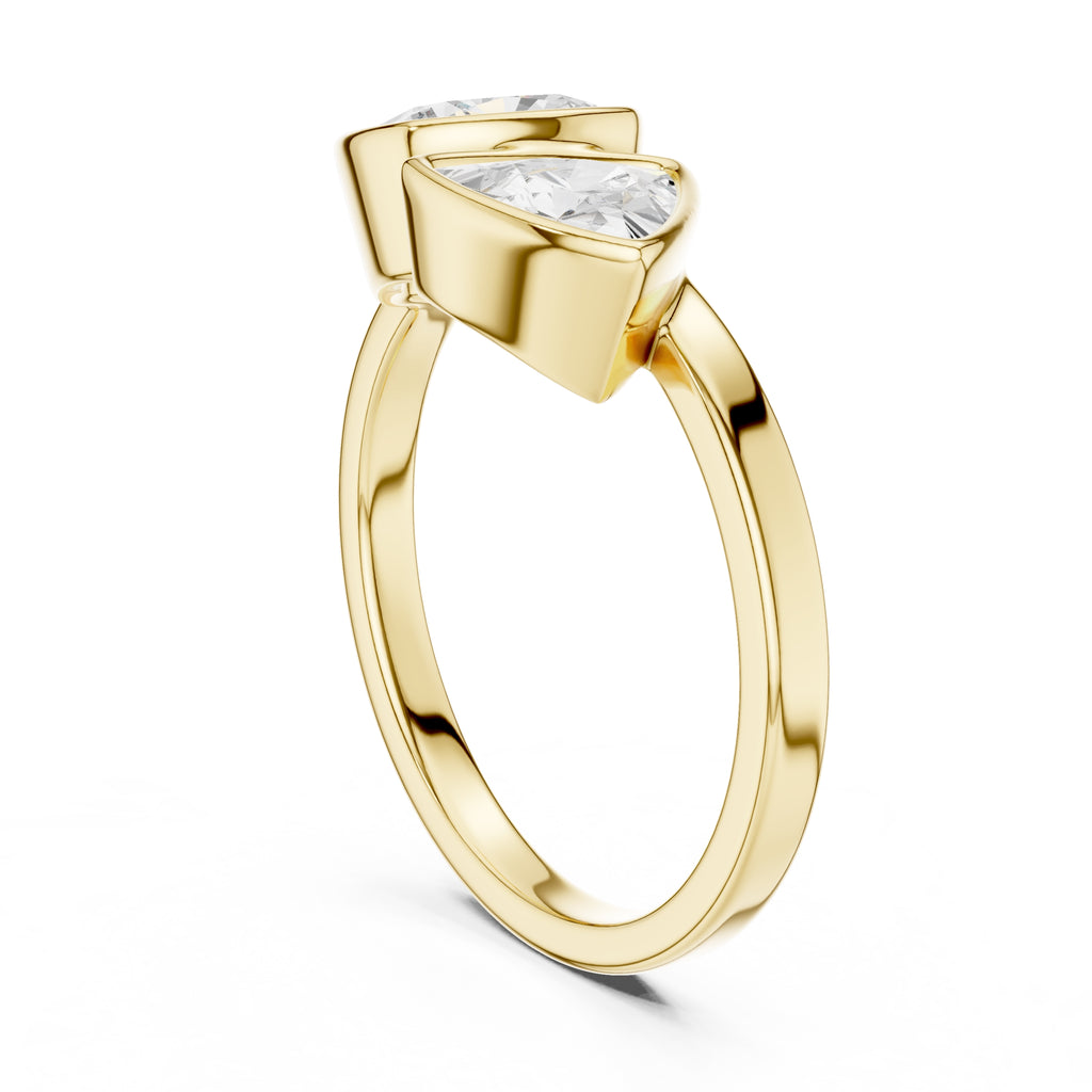 1.25 ct Harper Toi et Moi 1.25ct Yellow Gold