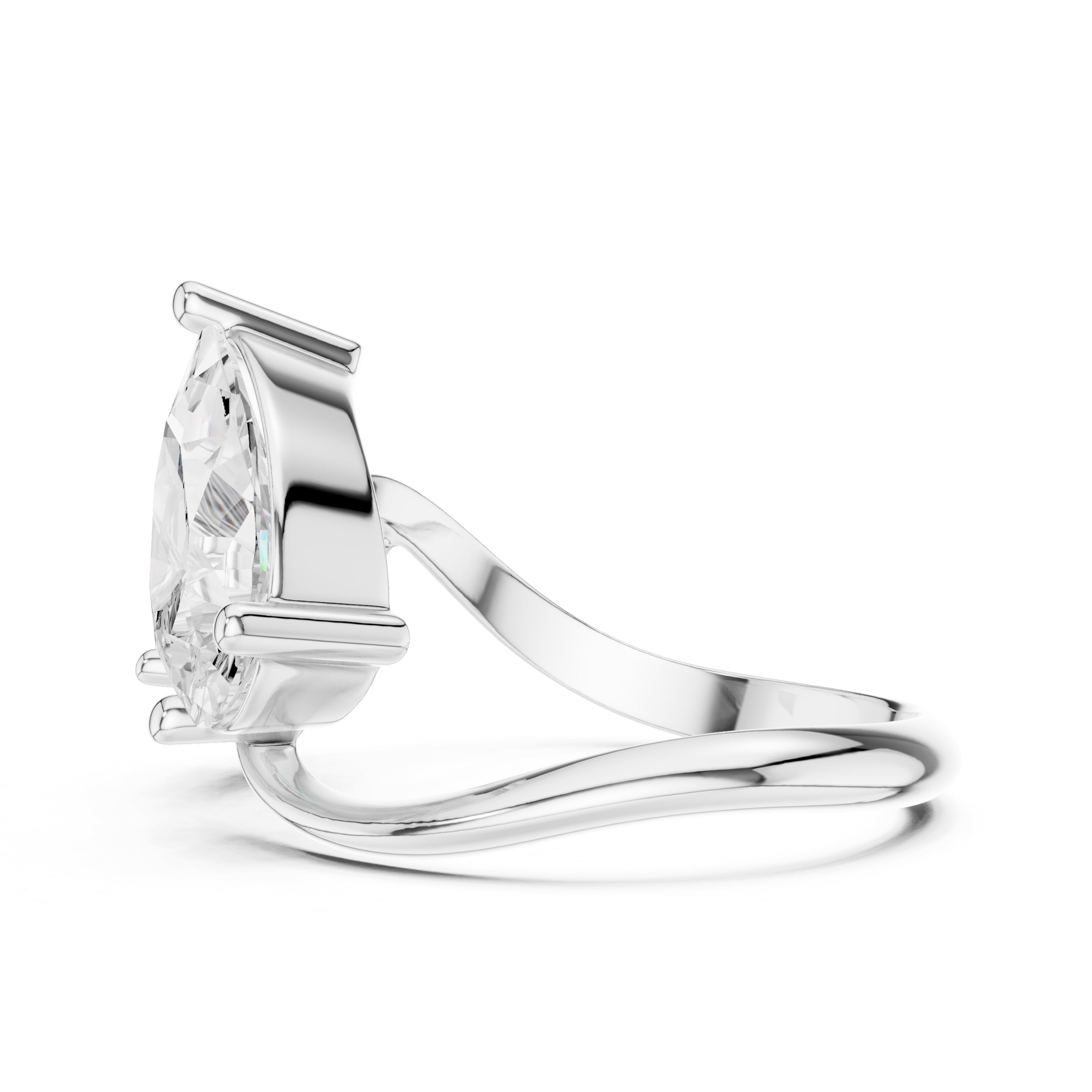 2.00 ct Astra Toi et Moi 2ct White Gold