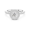 The Duchess Double Halo Ring 0.61ct White Gold