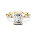 2.00 ct Legacy Vintage Engagement Ring 2ct Yellow Gold Emerald
