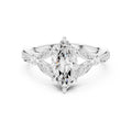1.50 ct Enchanted Vine Heart Engagement Ring 1.5ct White Gold Marquise