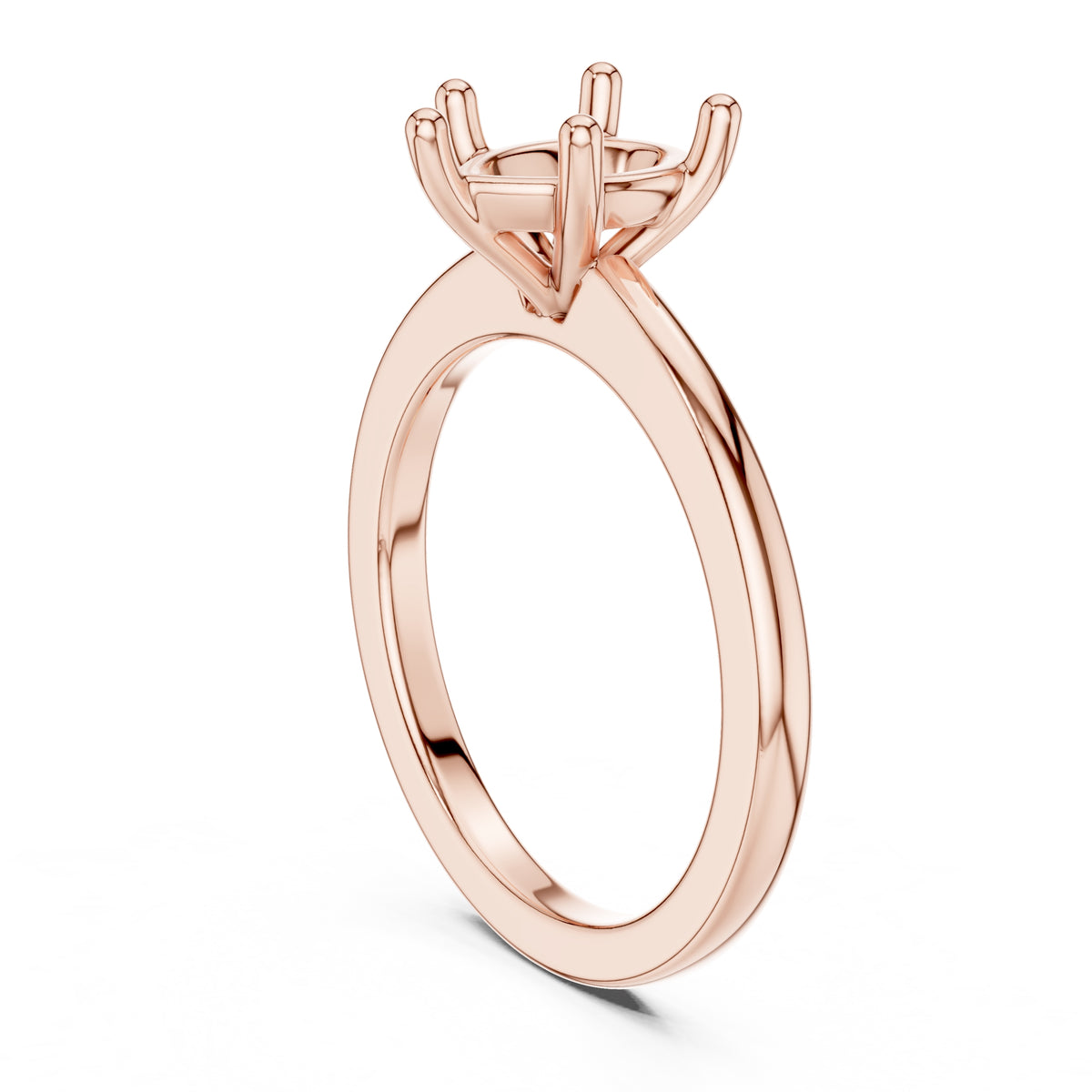1.50 ct Aura Solitaire Engagement Ring 1.5ct Rose Gold Pear