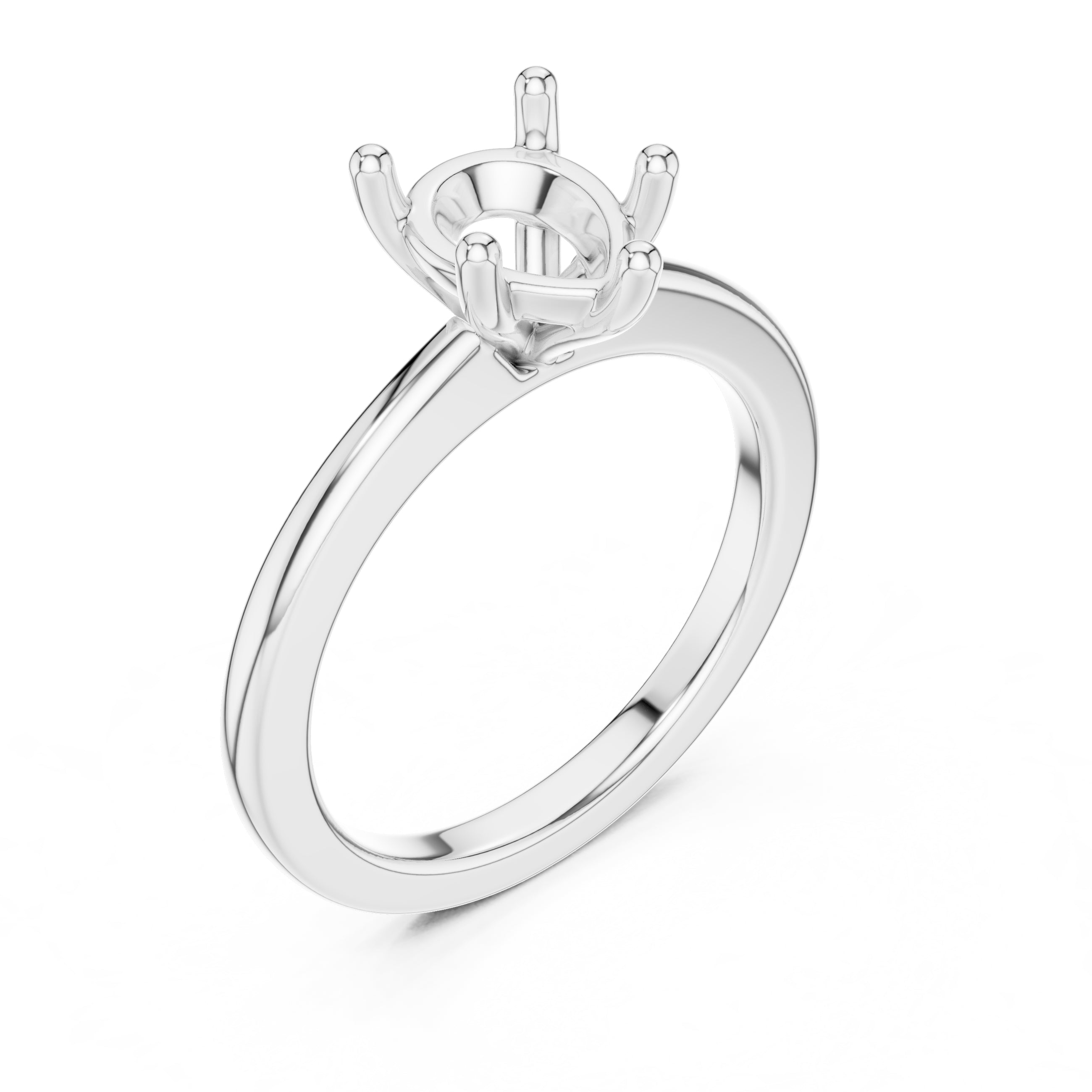 1.50 ct Aura Solitaire Engagement Ring 1.5ct White Gold Pear
