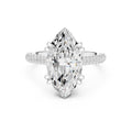 4.00 ct Marquise Grandeur Ring 4ct White Gold