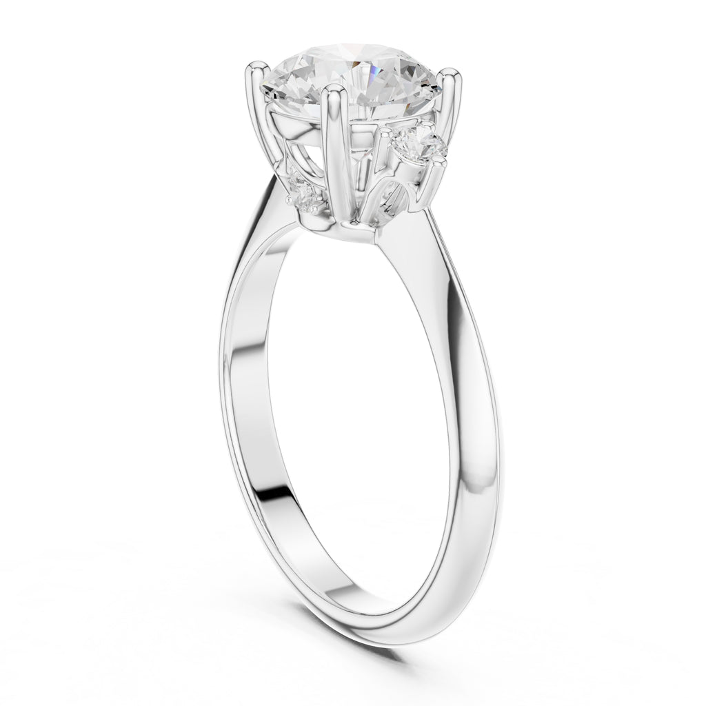 2.00 ct Round Lab-Grown Diamond Ring 2ct White Gold