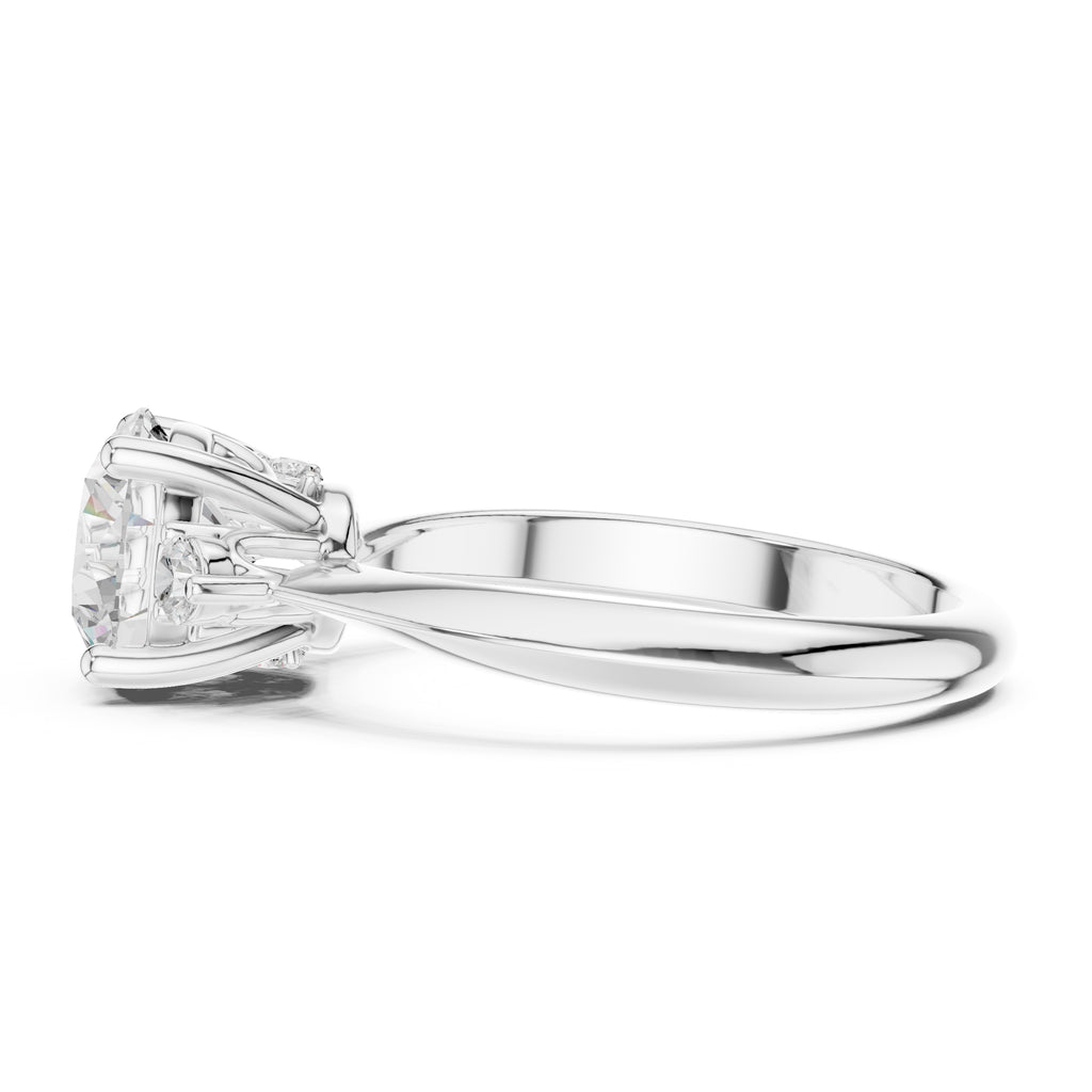 2.00 ct Round Lab-Grown Diamond Ring 2ct White Gold