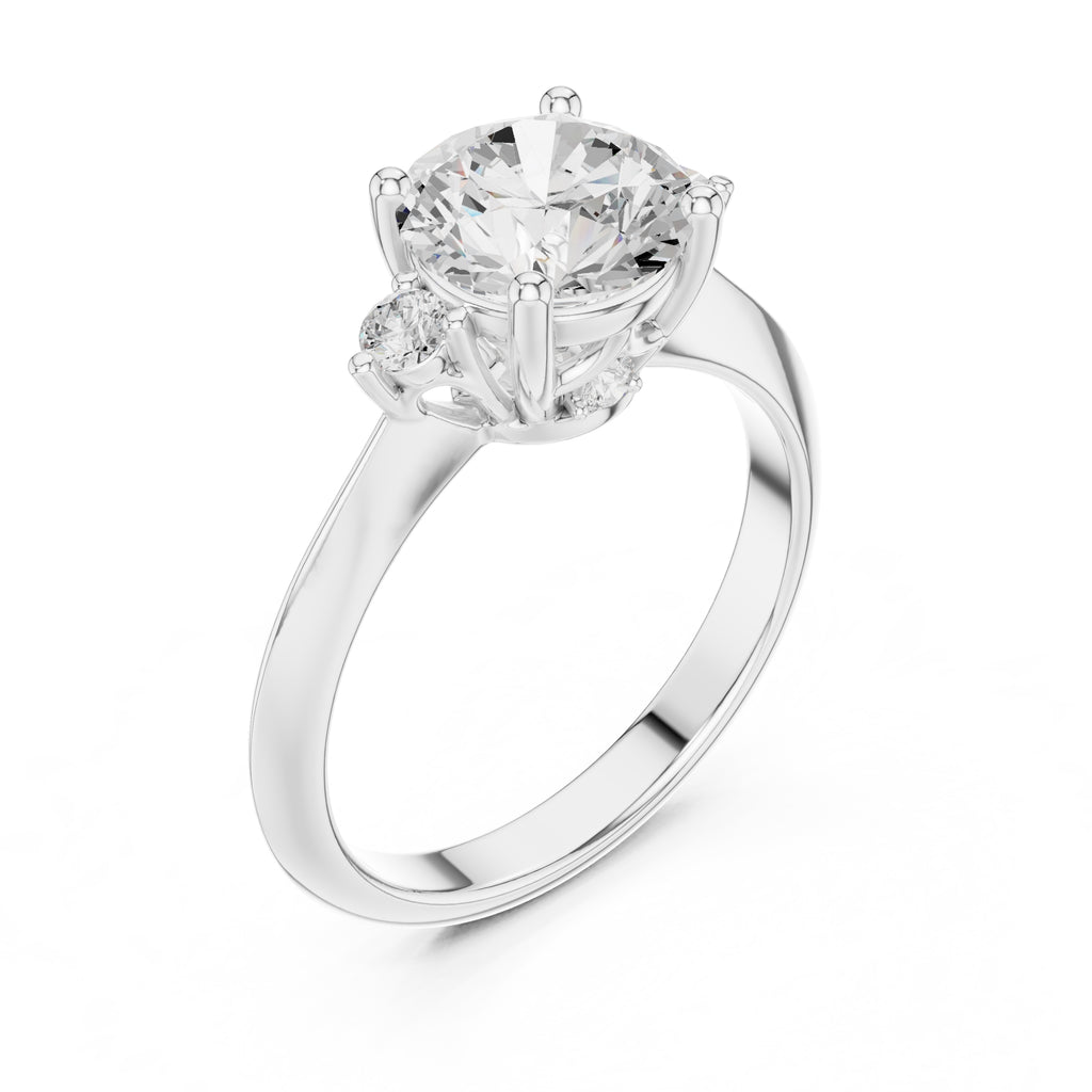 2.00 ct Round Lab-Grown Diamond Ring 2ct White Gold