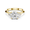 2.00 ct Round Lab-Grown Diamond Ring 2ct Yellow Gold