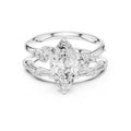 2.00 ct Marquise Cluster Bridal Ring Set 2ct White Gold