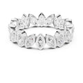 Marquise Bezel Eternity Band White Gold