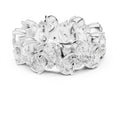 Pear Cluster Eternity Band White Gold