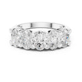 Oval Lab-Grown Diamond Five-Stone Ring White Gold