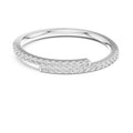 Bypassing Bypass Wrap Pavé Band Statement Ring White Gold