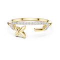 Blossom Accent Open Band Ring Yellow Gold